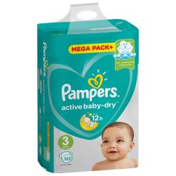 Pampers подгузники Active Baby-Dry 3, 6-10 кг