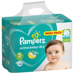 Подгузники Pampers Active Baby-Dry, размер 5, 11-16 кг, 60 шт.