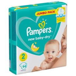 Pampers подгузники New Baby Dry 2, 4-8 кг