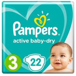 Pampers подгузники Active Baby-Dry 3, 6-10 кг