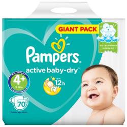 Pampers подгузники Active Baby-Dry 4 (10-15 кг)