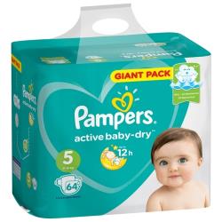 Pampers подгузники Active Baby-Dry 5 (11-16 кг)