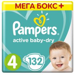 Pampers подгузники Active Baby-Dry 4, 9-14 кг