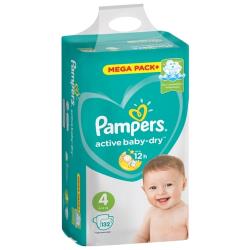 Pampers подгузники Active Baby-Dry 4, 9-14 кг