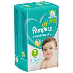 Подгузники Pampers Active Baby-Dry 5 размер  /  11-16кг 90шт