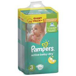 Pampers подгузники Active Baby-Dry 3 (5-9 кг)