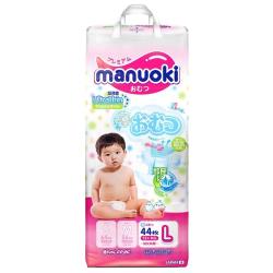 Подгузники Manuoki L (12+ кг) 44 шт