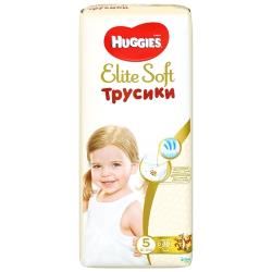 Huggies Elite Soft Трусики -Подгузники 5 {19шт} 12-17кг