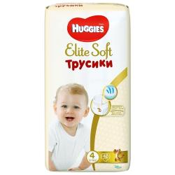 Huggies Elite Soft Трусики -Подгузники 4 {21шт} 9-14кг