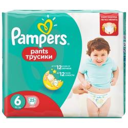 Pampers трусики Pants 6 (16+ кг)