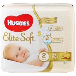 Huggies подгузники Elite Soft 2 (3-6 кг)