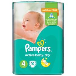 Pampers подгузники Active Baby-Dry 4 (8-14 кг)