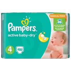 Pampers подгузники Active Baby-Dry 4 (8-14 кг)