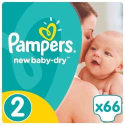 Pampers подгузники New Baby-Dry 2 (3-6 кг)