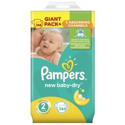 Pampers подгузники New Baby-Dry 2 (3-6 кг)