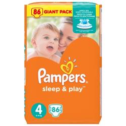 Pampers подгузники Sleep&amp;Play 4 (8-14 кг)