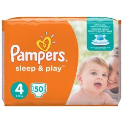 Pampers подгузники Sleep&amp;Play 4 (8-14 кг)