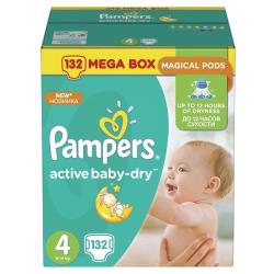 Pampers подгузники Active Baby-Dry 4 (8-14 кг)