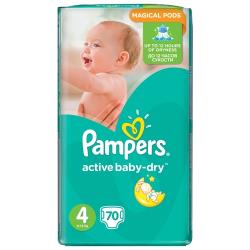 Pampers подгузники Active Baby-Dry 4 (8-14 кг)