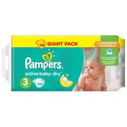 Pampers подгузники Active Baby-Dry 3 (5-9 кг)