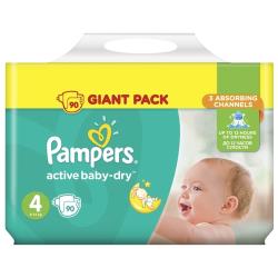 Pampers подгузники Active Baby-Dry 4 (8-14 кг)