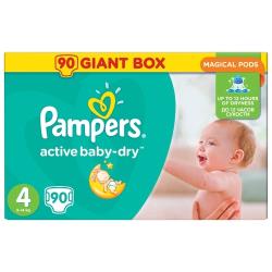 Pampers подгузники Active Baby-Dry 4 (8-14 кг)