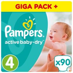 Pampers подгузники Active Baby-Dry 4 (8-14 кг)