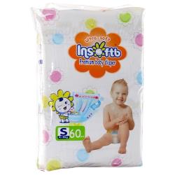 Insoftb подгузники Premium Ultra-soft (4-8 кг) 60 шт.