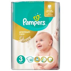 Pampers подгузники Premium Care 3 (5-9 кг)