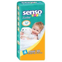 Подгузники Senso Baby Ecoline, размер 2(3-6 кг),1 уп.52 шт.