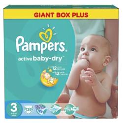 Pampers подгузники Active Baby-Dry 3 (4-9 кг)