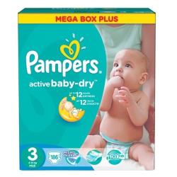 Pampers подгузники Active Baby-Dry 3 (4-9 кг)