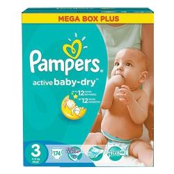 Pampers подгузники Active Baby-Dry 3 (4-9 кг)