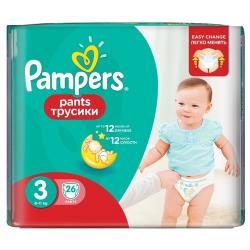 Pampers трусики Pants 3, 6-11 кг