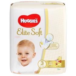 Huggies подгузники Elite Soft 3 (5-9 кг)