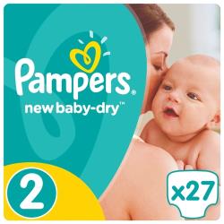 Pampers подгузники New Baby-Dry 2 (3-6 кг)