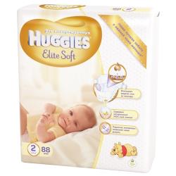 Huggies подгузники Elite Soft 2 (4-7 кг)