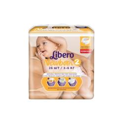 Libero подгузники Newborn 2 (3-6 кг)