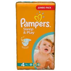 Pampers подгузники Sleep&amp;Play 4 (7-14 кг)