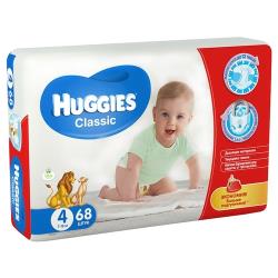 Huggies подгузники Classic 4 (7-18 кг)