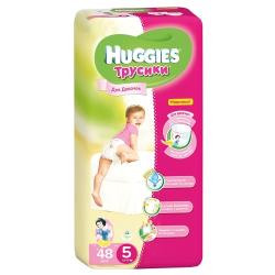 Huggies трусики для девочек 5 (13-17 кг)