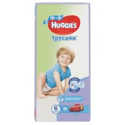 Трусики-подгузники Huggies для мальчиков №6 15-25 кг, 44 шт.