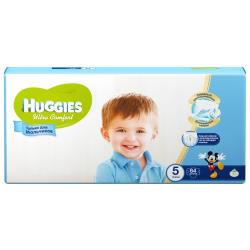 Huggies подгузники Ultra Comfort для мальчиков 5 (12-22 кг)