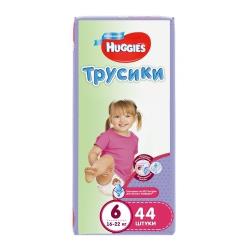 Huggies трусики для девочек 6 (16-22 кг)