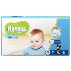 Подгузники Huggies Ultra Comfort для мальчиков 8-14кг, 4 размер, 80шт