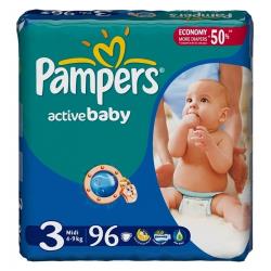 Pampers подгузники Active Baby 3 (4-9 кг)