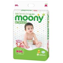 Подгузники детские Moony Extra Soft 3 М 6-11 кг, 62 шт