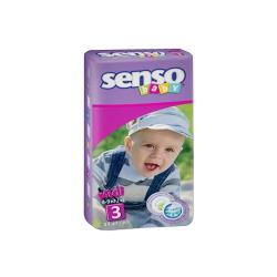 Подгузники «Senso baby» Midi (4-9 кг), 44 шт