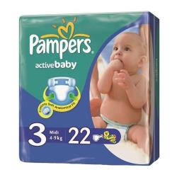 Pampers подгузники Active Baby 3 (4-9 кг)