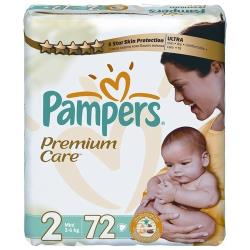 Pampers подгузники Premium Care 2 (3-6 кг)